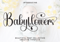 Babyflowers Font - Featured Image