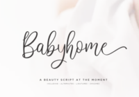 Babyhome Font - Featured Image