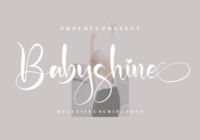 Babyshine Font - Featured Image