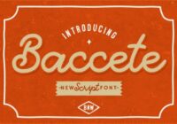 Baccete Font - Featured Image