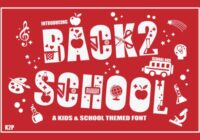 Back 2 School Font - Featured Image
