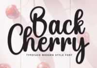 Back Cherry Font - Featured Image