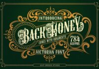 Back Honey Victorian Font - Featured Image