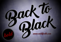 Back to Black Font - Featured Image