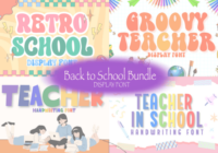Back to School Bundle Font - Featured Image