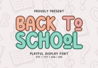 Back to School Regular Font Font - Featured Image