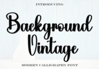 Background Vintage Font - Featured Image
