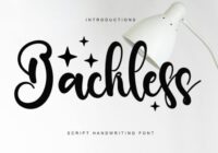 Backless Font - Featured Image