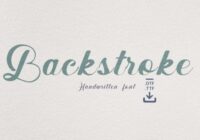 Backstroke Font - Featured Image
