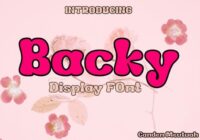 Backy Font - Featured Image