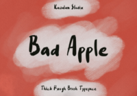 Bad Apple Font - Featured Image