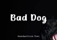 Bad Dog Font - Featured Image