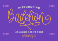 Badelion Font - Featured Image
