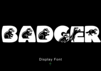 Badger Font - Featured Image