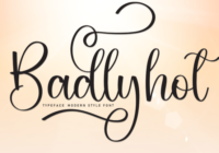 Badlyhot Font - Featured Image