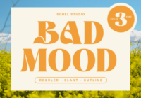 Badmood Font - Featured Image