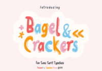 Bagel & Crackers Font - Featured Image