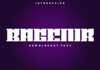 Bagenir Font - Featured Image