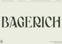 Bagerich Font - Featured Image