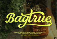 Bagtrue Font - Featured Image