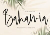 Bahamia Font - Featured Image