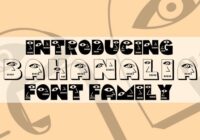 Bahanalia Font - Featured Image