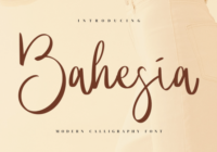Bahesia Font - Featured Image