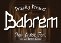 Bahrem Font - Featured Image