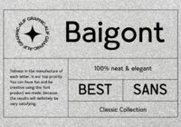 Baigont Font - Featured Image
