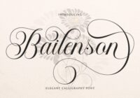 Bailenson Font Font - Featured Image