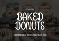 Baked Donuts Font - Featured Image
