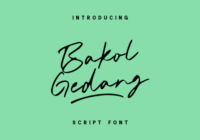 Bakol Gedang Font - Featured Image