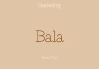 Bala Font - Featured Image