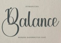Balance Font - Featured Image