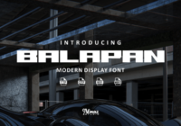 Balapan Font - Featured Image