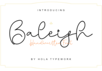 Baleish Font - Featured Image