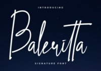 Baleritta Font - Featured Image