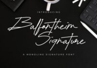 Balfontheim Signature Font - Featured Image