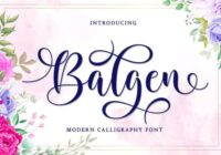 Balgen Font - Featured Image