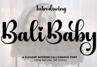 Bali Baby Font - Featured Image