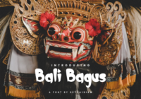 Bali Bagus Font - Featured Image