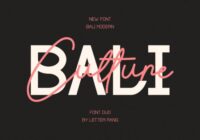 Bali Culture Font - Featured Image