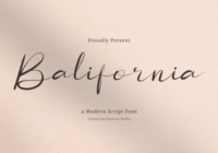 Balifornia Font - Featured Image