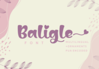 Baligle Font - Featured Image