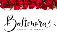 Balimora Script Font - Featured Image