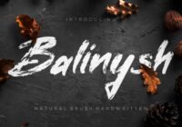 Balinysh Font - Featured Image
