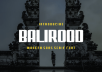 Balirood Font - Featured Image