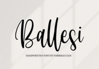 Ballesi Font - Featured Image