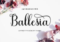 Ballesia Script Font - Featured Image