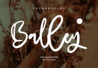 Balley Font - Featured Image